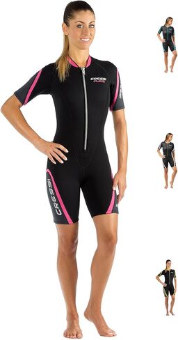 Shorty Women's Wetsuit for Scuba Diving, Snorkeling, Windsurfing - 2.5mm Neoprene | PLAYA by Cressi: quality since 1946 in Saudi Arabia