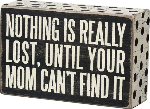 Primitives by Kathy Box Sign, 4 x 3.5-Inches, Black in Saudi Arabia
