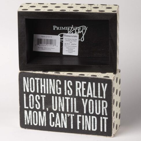 Primitives by Kathy Box Sign, 4 x 3.5-Inches, Black in Saudi Arabia