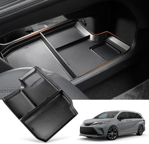 Center Console Organizer Tray Compatible with 2021-2024Toyota Sienna,Armrest Box Secondary Storage Tray Coin Container ABS Plastic (JYCDC-GB01) in Saudi Arabia