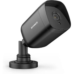 SANNCE 1080P Outdoor Surveillance Cameras Bullet IP Camera IP66 Waterproof,Motion Detection Day & Night Vision, Compatible N48WHE NVR Model, NO Power Adapter Included (1 Pack)