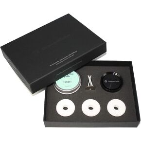 [Aluminum] Premium Air Freshener (Black) - Essential Oil Diffuser, Scented Clay Balls, Customizable Scent Pads, Aluminum Diffuser - Perfect Air Freshener for Car and Home