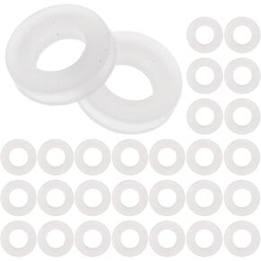 SUPVOX 100Pcs Earring Pads Round Silicone Earring Cushions Soft Silicone Earring Accessories for Clips on Earrings