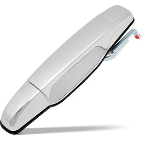 Chrome Exterior Door Handle Rear Passenger Right Side 2007-2013 for Chevy Silverado 1500 Suburban 2500 Tahoe Avalanche for GMC Sierra 1500 3500 HD Yukon for Cadillac Escalade