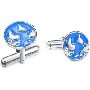 ADMETUS 925 Sterling Silver Cufflinks | Tuxedo Shirt Cufflinks Jewelry for Men Suitable for Various Occasions (1 Pair) in Kuwait
