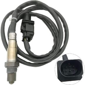 Amrxuts 11787558055 5-Wire Upstream Air Fuel Ratio O2 Oxygen Sensor for bmw 325i 328i 335i 528i 525i 530i X3 X5 Z4 234-5139, 0258017098 length -1400mm