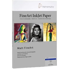Hahnemuhle 13 x 19" Matte FineArt Photo Rag Paper (25 Sheets)
