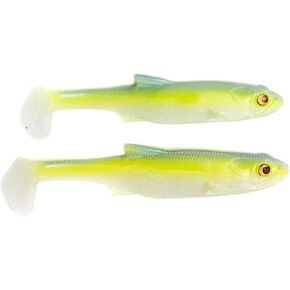 Bass Mafia Daingerous Swimbait, Chartreuse Blue, 6in, BMD-6-CHB