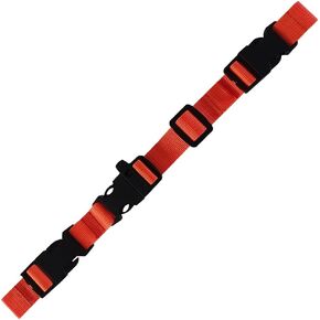Backpack Chest Strap - Nylon - Adjustable Universal Chest Strap (Orange)
