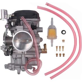 New Carburetor Fuel Filter Spark Plug Compatible with Dyna Electra Glide 40MM CV PERFORMANCE TUNED Heritage Softail Harley Davidson H-D Replace # 27421-99C 27490-04 27465-04 27031-95 27490-96 27492-96