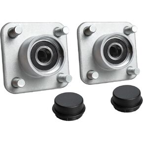 Golf Cart Front Wheel Hub Assembly 2 PCS for Club Car DS & Precedent 2003-up Gas Electric Golf Cart, Replace OEM# 102357701