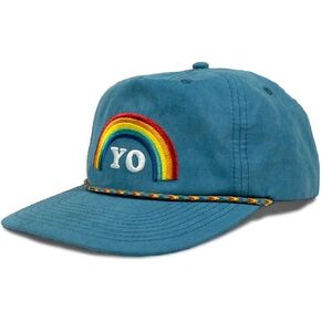 Colorado Hats for Men & Women - Imagination Rainbow Rope Turquoise Snapback Cap, Custom Versatile & Conscious Outdoor Cap