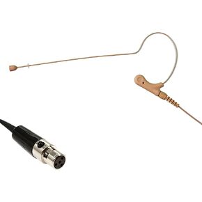 Airwave Technologies HSD-SLIMLINE+SE EV TAN Single Ear Head Worn Microphone with Detachable Cable in TAN - EV Compatible in Saudi Arabia
