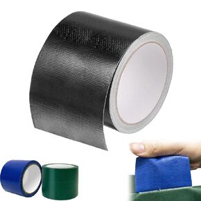 Nelsunu Tarp Tape, Nelsunu Tarpaulin Tape, High Adhesive Tarpaulin Tape Tarpaulin Repair Tape, Tarpaulin Repair Tape, Tarp Repair Tape,Tarpaulin Waterproof Heavy Duty Tape, (Black, 8CM*20M)