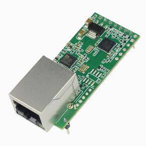 USR-TCP232-T2 Tiny Serial Ethernet Converter Module Serial UART TTL to Ethernet TCPIP Module Support DHCP and DNS (1Piece)