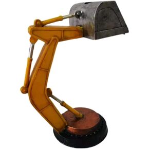 Digger Desk Lamp, Excavator Light, Beautiful and Practical, LED Night Light Bedside Lamp for Home Bedroom Decoration, 20 * 12 * 12cm