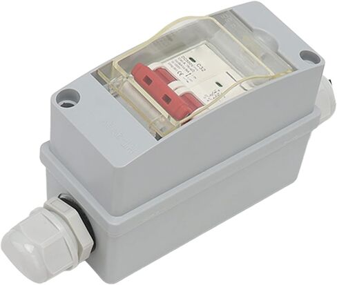قاطع دائرة 2P MCB DC 500V 32A مفتاح فصل قاطع الدائرة المنزلية مع صندوق توزيع مقاوم للماء IP65 ودليل المستخدم (بدون كابل) in Saudi Arabia