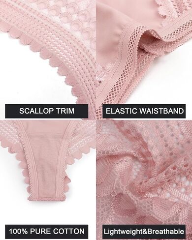 Women's Underwear Lace Sexy Breathable Panties Underwear in Saudi Arabia