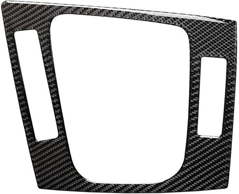 Soft Carbon Fiber Car Center Console Cover Gear Shift Panel Frame Cover Trim Sticker Compatible with BMW E46 3 Series(1998-2005) in Saudi Arabia