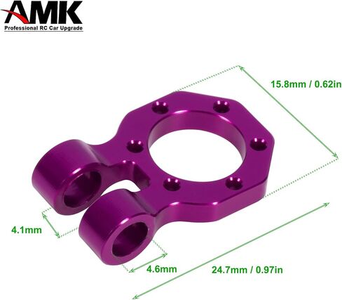 AMK Aluminum 1/10 Scale RC Tow Hooks CNC Trailer Hitch Shackle Metal Bumper D-Ring for RC Crawler Axial SCX10 Element Enduro Gen7 Gen8 TRX6 TRX4 Upgrades 2Pcs (Silver) in Saudi Arabia