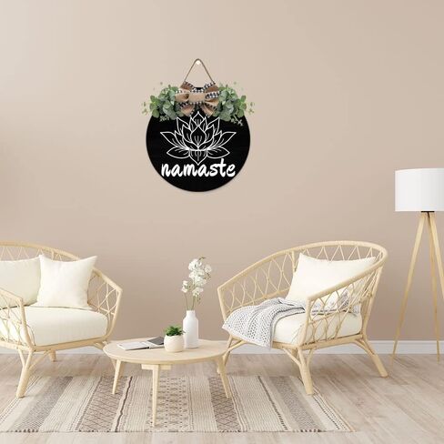 Get Naked Wreaths Round Wood Hanging Bathroom Sign with Ribbon Bow Wall Art Decor for Home Farmhouse Bar Pub Yard Front Door Decorations Gifts 12 x 12 Inch in Saudi Arabia