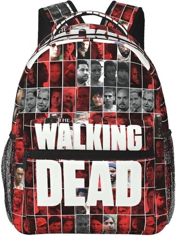Unisex Walking Horror Dead Multipurpose Backpacks,3d Printed Funny Anti Theft Laptop Backpack,Casual Daypack Backpack For Men Women 16 Inch in Saudi Arabia