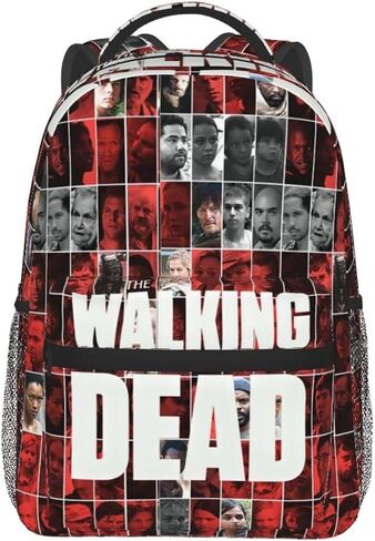 Unisex Walking Horror Dead Multipurpose Backpacks,3d Printed Funny Anti Theft Laptop Backpack,Casual Daypack Backpack For Men Women 16 Inch in Saudi Arabia
