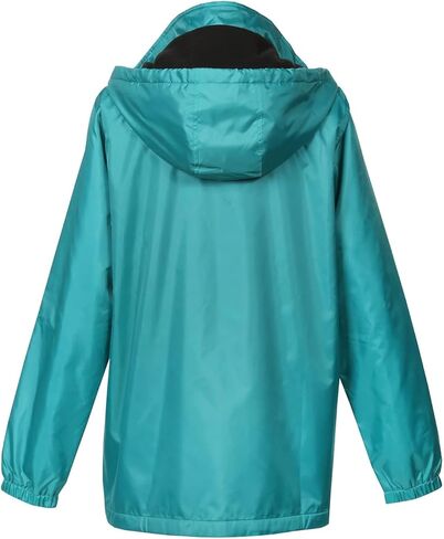 سترة المطر النسائية من توتس مع معطف المطر بغطاء للرأس للنساء، معاطف نسائية مقاومة للماء، Everglade، 2X in Kuwait