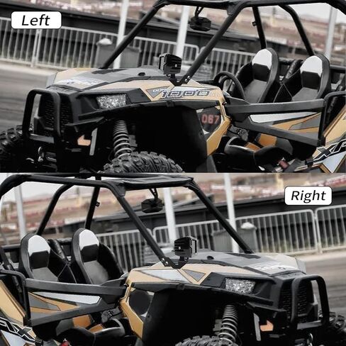 2 قطعة من دعامات تثبيت شريط الضوء لملحقات Utv Polaris Rzr Xp 900 1000، حوامل شريط الضوء، دعامة شريط الضوء، دعامة شريط إضاءة LED جانبية عقلية على شكل حرف A، دعامة إضاءة مكعبة in Kuwait