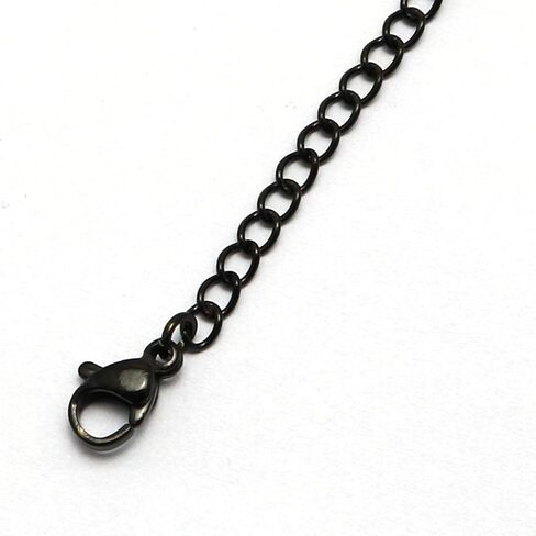 JCBIZ 5pcs Lobster Clasp Buckle Tail Chain Extension Chains 2" - 6" Double End Buckle for Necklace Bracelet Extended Chain Rope Leather Rope Accessories DIY Chain in Saudi Arabia