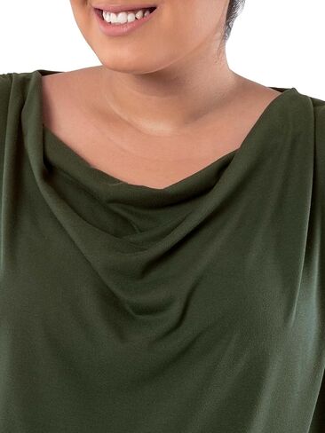 Wright's Women's Jersey Knit Sleeveless Drape Neck Top in Saudi Arabia