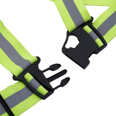 zojo Safety Vests,10 Packs | Lightweight, Adjustable & Elastic | Safety & High Visibility for Running, Jogging, Walking,Cycling | Fits Outdoor Clothing (Black) in Saudi Arabia
