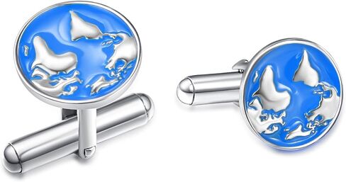 ADMETUS 925 Sterling Silver Cufflinks | Tuxedo Shirt Cufflinks Jewelry for Men Suitable for Various Occasions (1 Pair) in Kuwait
