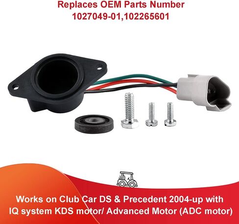 Roykaw Golf Cart IQ Speed ​​Sensor 48 Volt مع مغناطيس عالي السرعة متوافق مع Club Car DS & Precedent 2004-up Golf Cart W/ADC Motor، يستبدل OEM # 102704901 102265601 in Saudi Arabia