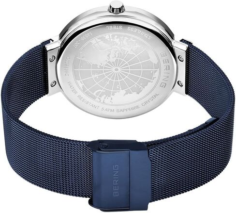 Bering Unisex Analogue Quartz Watch with Stainless Steel Strap in Saudi Arabia