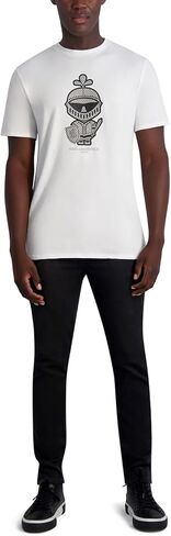 تي شيرت Karl Lagerfeld Paris النسائي العاكس برسومات Karl Armor in Kuwait