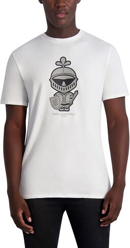 تي شيرت Karl Lagerfeld Paris النسائي العاكس برسومات Karl Armor in Kuwait