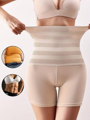 Seamless High Waist Control Panties - Tummy Control and Butt Lifting Boyshorts for Women's Lingerie & Underwear size L in Saudi Arabia