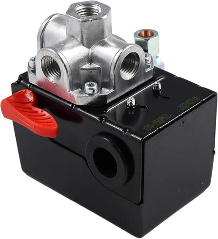 مفتاح ضغط ضاغط الهواء 5140117-89 متوافق مع ضاغط الهواء الحرفي C2150 C2550 C3101 C3150 C3151 C3550 C3551 C5101 C6110 CPLDC2540S CPLDC2541S استبدال 5140117-89 in Kuwait