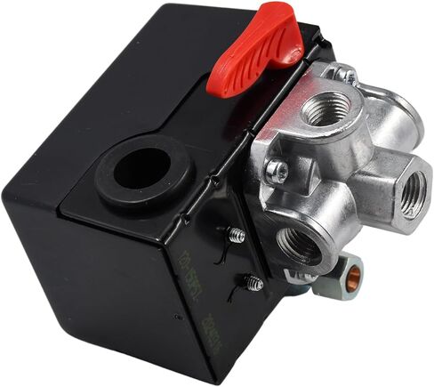 مفتاح ضغط ضاغط الهواء 5140117-89 متوافق مع ضاغط الهواء الحرفي C2150 C2550 C3101 C3150 C3151 C3550 C3551 C5101 C6110 CPLDC2540S CPLDC2541S استبدال 5140117-89 in Kuwait