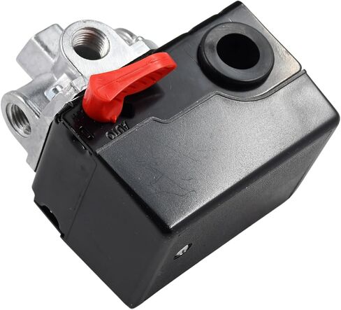 مفتاح ضغط ضاغط الهواء 5140117-89 متوافق مع ضاغط الهواء الحرفي C2150 C2550 C3101 C3150 C3151 C3550 C3551 C5101 C6110 CPLDC2540S CPLDC2541S استبدال 5140117-89 in Kuwait