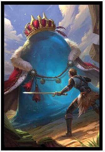 Grobulus - The Slime King - 100 حافظة بطاقات TCG غير لامعة (FN15S) - Fantasy North (Mini) in Kuwait