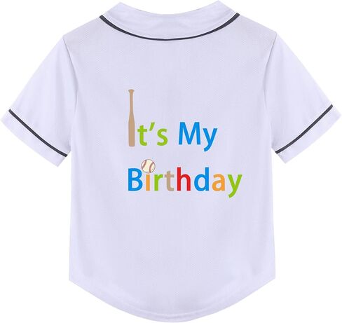 Kids Baseball Jersey Tops for Boys Button Hip Hop Sport T Shirts Boy Birthday Shirt Outfit T-Shirts in Saudi Arabia