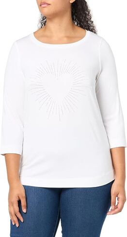 Avenue Women's Plus Size Top Love Heart in Saudi Arabia