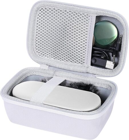 co2CREA Hard Case Compatible with AnkerWork M650 Wireless Lavalier Microphone, Black Case in Saudi Arabia