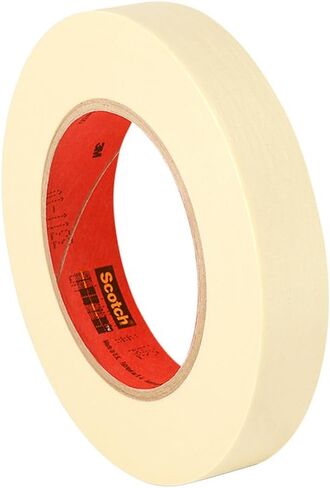 3M - 201+ 1.25" x 60yd General Use 201+ Masking Tape - 1.25 in. (W) x 180 ft. (L) Crepe Masking Tape Roll with Solvent Free Rubber Adhesive in Saudi Arabia