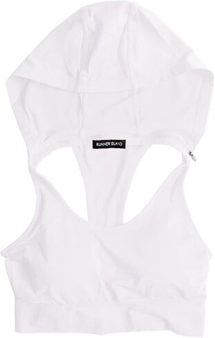 حمالة صدر رياضية للسيدات من RUNNER ISLAND ذات قلنسوة عالية التأثير بأشرطة من الخلف للجري والتمارين واليوجا in Kuwait