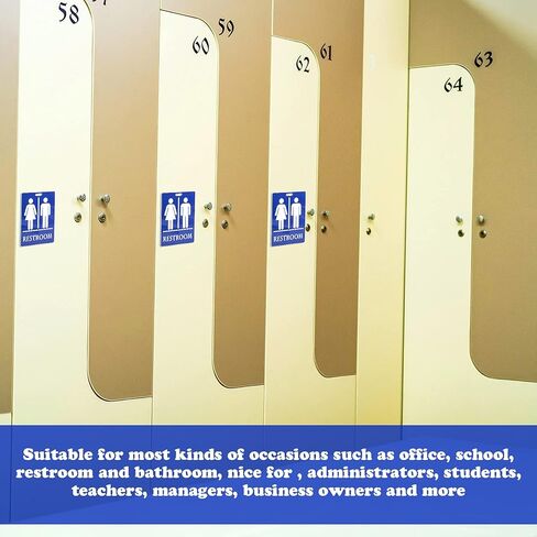 للجنسين مرحاض تمرير سلاسل المفاتيح الحمام تمرير مفتاح علامة الحمام العلامة مع حامل مفتاح سلسلة المفاتيح للنساء الرجال طلاب الفصول الدراسية (6 قطع) in Kuwait