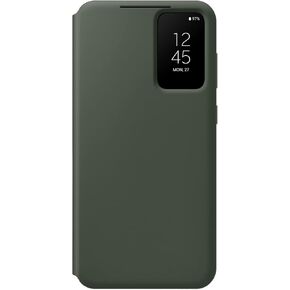 SAMSUNG Galaxy S23+ Plus S-View Wallet Phone Case, Protective Cover w/ Card Holder Slot, Finger Tap Clear Window, US Version, EF-ZS916CGEGUS, Green