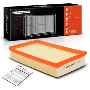 A-Premium Engine Air Filter Compatible with Ford Fusion 2006-2012 & Mazda 6 2009-2013 & Mercury Milan 2006-2011, 2.3L 2.5L, Flexible Panel, Replace# 6E5Z9601EA